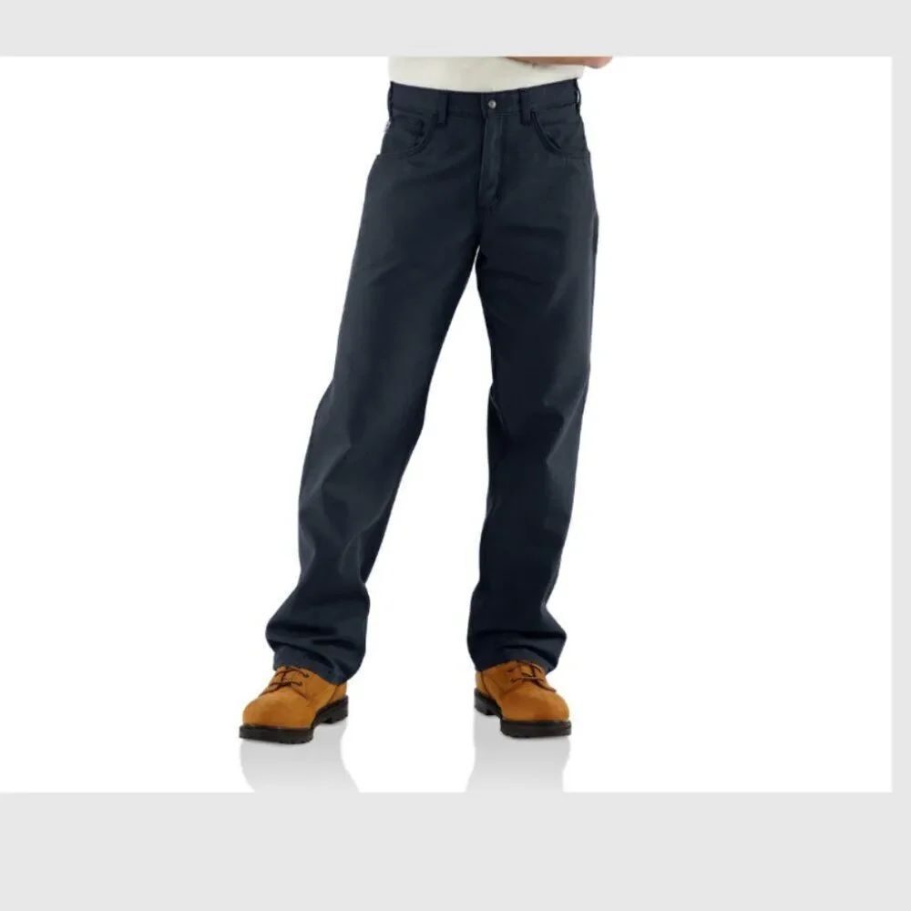NWT Carhartt BNO159-FRM Flame Resistant Loose Fit Canvas 5-pocket | Size 42W 36L